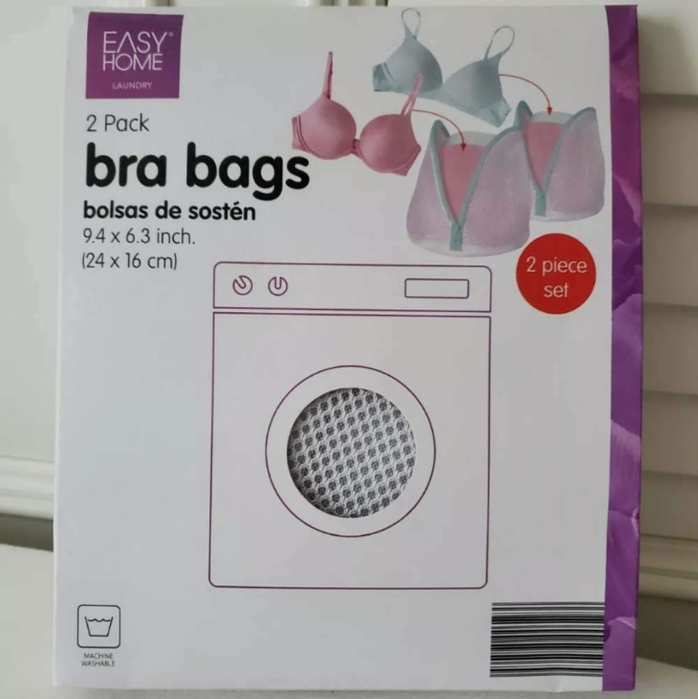 Easy Home 2 pack Mesh Laundry Bag for Bras